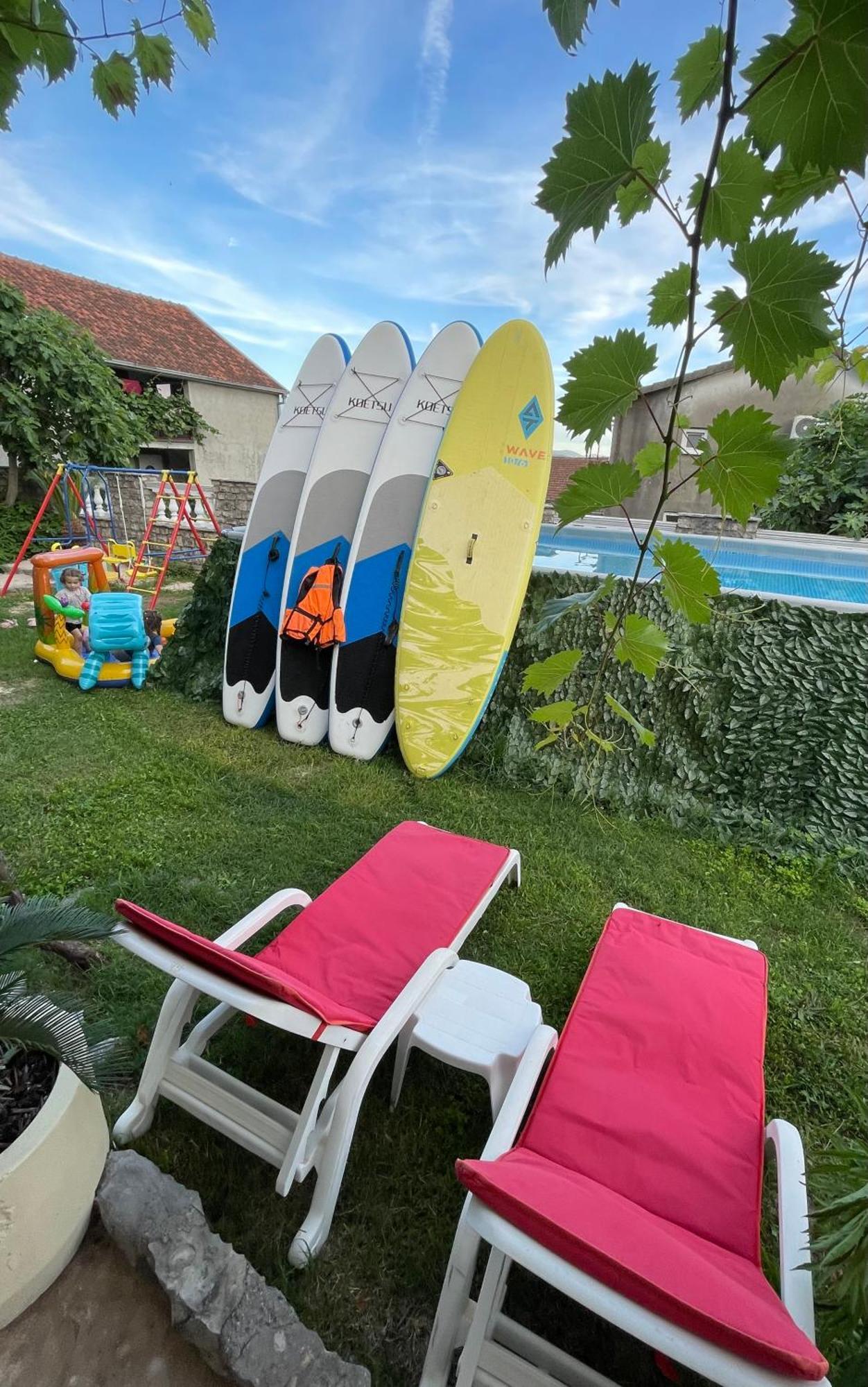 Family House With Pool & Sea View Aparthotel Bijela Exterior foto